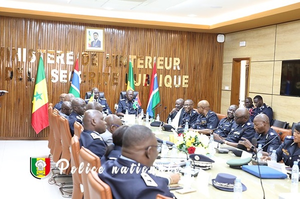 Renforcement de la coopération policière : la Police gambienne en visite au Sénégal