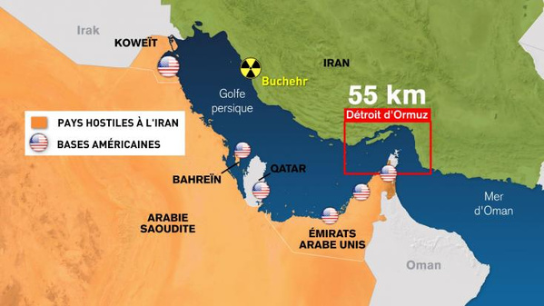Après les frappes américaines, le Parlement iranien demande la fermeture du détroit d'Ormuz Après les frappes américaines, le Parlement iranien demande la fermeture du détroit d'Ormuz