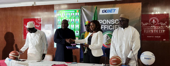 FSBB-1XBet : la Fédération sénégalaise de basketball signe un partenariat record de 300 millions FCFA