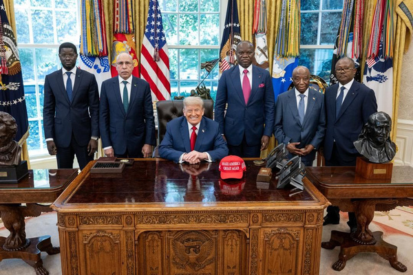 Sommet à Washington : Commerce, immigration et sécurité au cœur des échanges entre Trump et cinq présidents africains