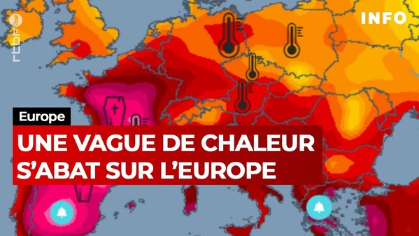 L’Europe étouffe sous une vague de chaleur extrême