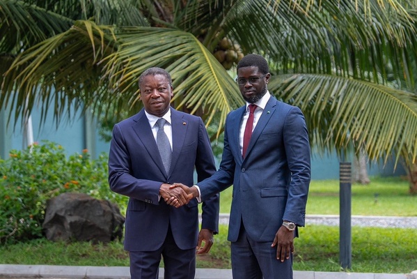 Coopération sénégalo-togolaise : Bassirou Diomaye Faye en visite officielle à Lomé