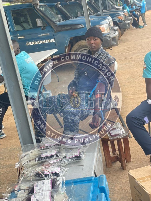 Tambacounda : la Gendarmerie nationale organise un don de sang pour sauver des vies