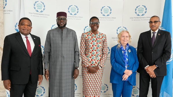 Diplomatie parlementaire : El Malick Ndiaye représente le Sénégal à la 6e Conférence mondiale des Présidents de Parlement à Genève
