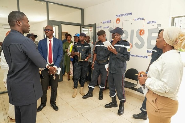 Sécurité au travail : Visite de conformité des équipes de la protection civile au siège de l’APIX