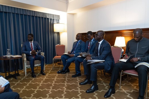 Yokohama – Le Président sénégalais Bassirou Diomaye Faye reçoit les dirigeants du Keidanren Yokohama – Le Président sénégalais Bassirou Diomaye Faye reçoit les dirigeants du Keidanren