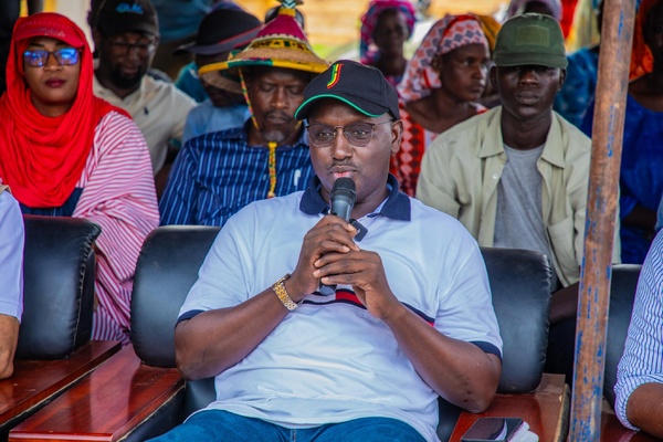 Nguidjilone : une étape clé de la tournée du Ministre de l’Hydraulique et de l’Assainissement