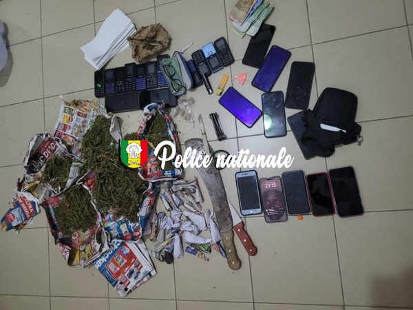 Dakar – La Brigade régionale des Stupéfiants démantèle un réseau de trafic de drogue à Golf Sud Dakar – La Brigade régionale des Stupéfiants démantèle un réseau de trafic de drogue à Golf Sud