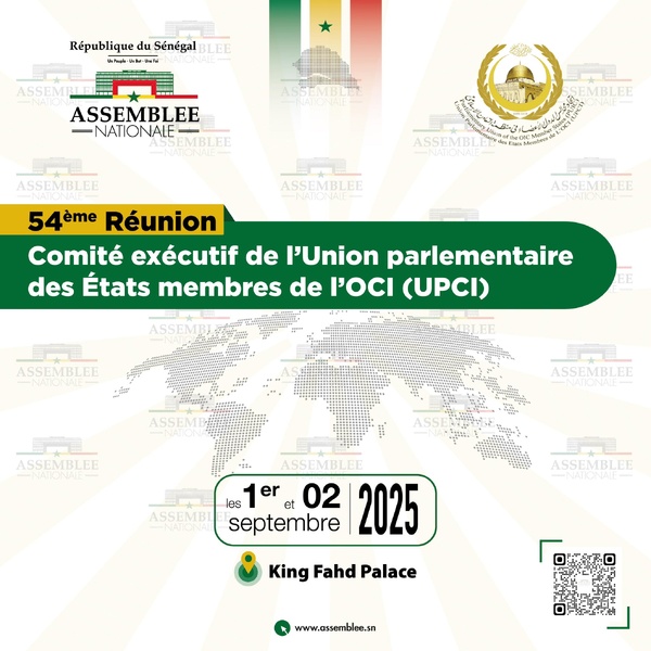 Dakar accueille la 54ᵉ réunion du Comité exécutif de l’UPCI les 1ᵉʳ et 2 septembre 2025 Dakar accueille la 54ᵉ réunion du Comité exécutif de l’UPCI les 1ᵉʳ et 2 septembre 2025