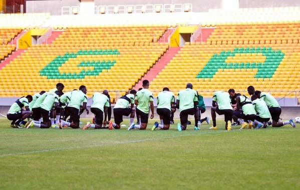 Équipe nationale : première séance d’entraînement sous la pluie à Diamniadio avec six Lions