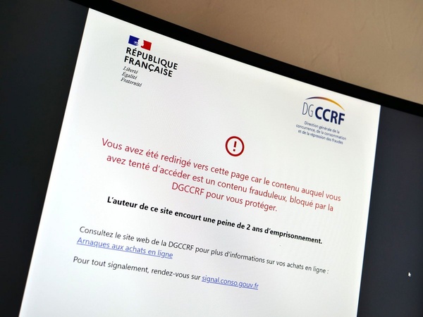 France/Fraudes en ligne : la DGCCRF bloque 80 sites internet en 2025