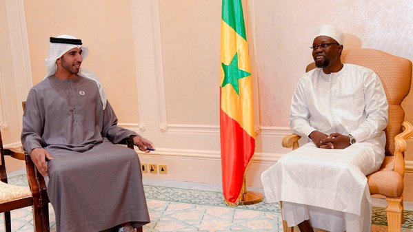 Sénégal-Émirats : Ousmane Sonko reçoit le ministre émirati chargé des Affaires africaines Sénégal-Émirats : Ousmane Sonko reçoit le ministre émirati chargé des Affaires africaines