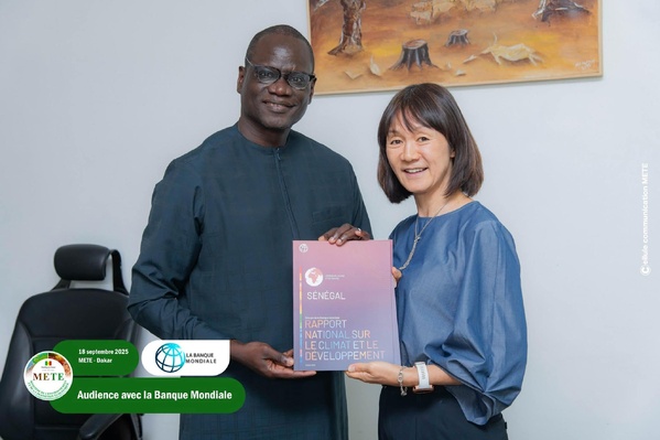Dr El Hadji Abdourahmane Diouf échange avec la Banque mondiale sur l’action environnementale du Sénégal