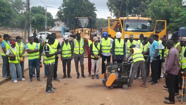 Babacar Diop lance la réfection des routes secondaires avec une enveloppe de 500 millions FCFA