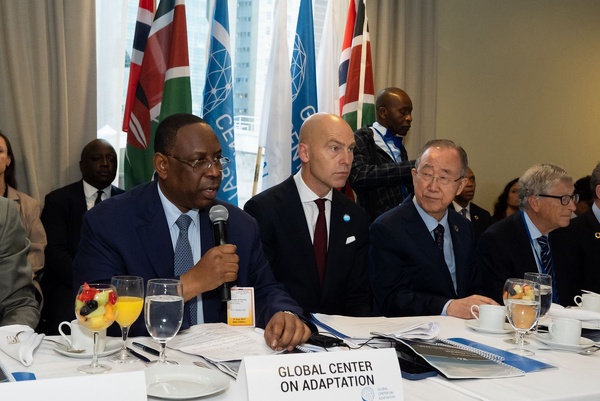 Macky Sall salue la mobilisation internationale pour l’adaptation au changement climatique Macky Sall salue la mobilisation internationale pour l’adaptation au changement climatique