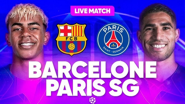 Ligue des Champions – Barça 1-1 PSG (mi-temps)