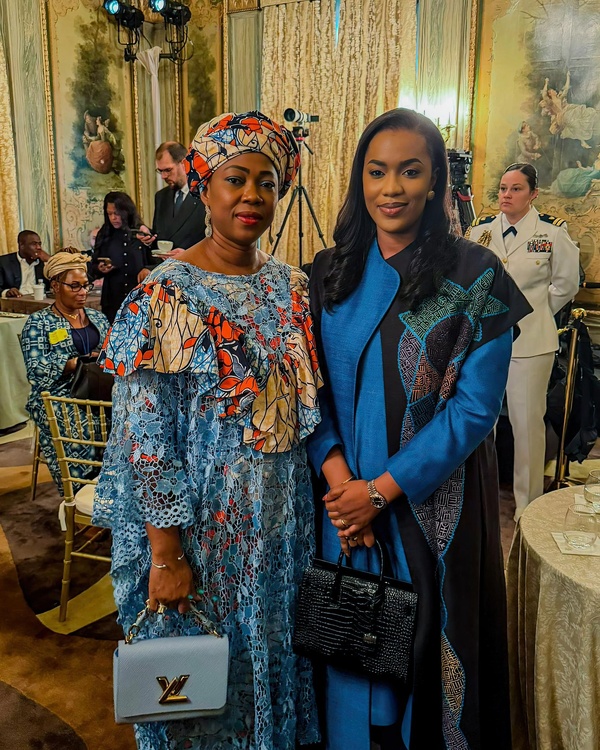Absa Faye, Première Dame du Sénégal, participe à la réception de Mélania Trump à l’ONU