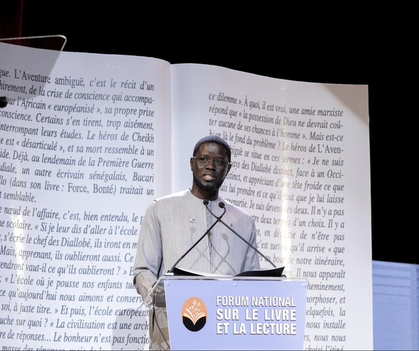 Forum national sur le Livre et la Lecture : Bassirou Diomaye Faye appelle à une “renaissance du livre” au service du Sénégal