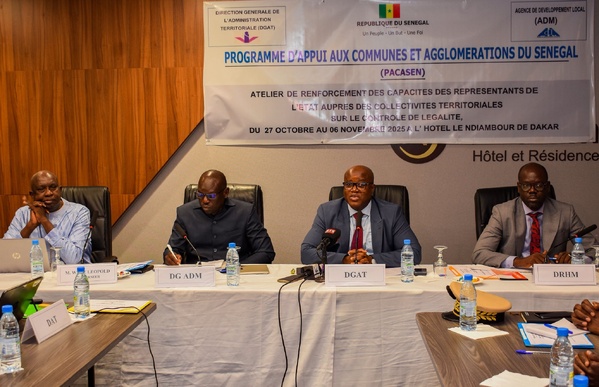 Renforcement des capacités des représentants de l’État sur le contrôle de la légalité des actes des collectivités territoriales Renforcement des capacités des représentants de l’État sur le contrôle de la légalité des actes des collectivités territoriales