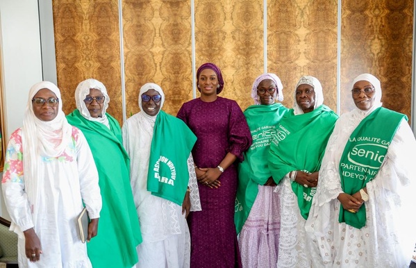 Marie Khone FAYE reçoit l’association des ndeyou daraa pour renforcer l’éducation inclusive des filles Marie Khone FAYE reçoit l’association des ndeyou daraa pour renforcer l’éducation inclusive des filles