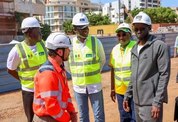 JOJ 2026: Le Président  Bassirou Diomaye Faye a visité les chantiers à Dakar JOJ 2026: Le Président  Bassirou Diomaye Faye a visité les chantiers à Dakar