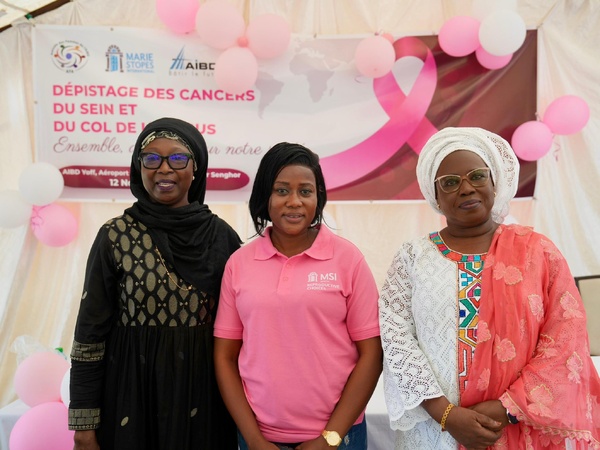 AIBD SA organise deux journées de dépistage du cancer du sein et du col de l’utérus AIBD SA organise deux journées de dépistage du cancer du sein et du col de l’utérus