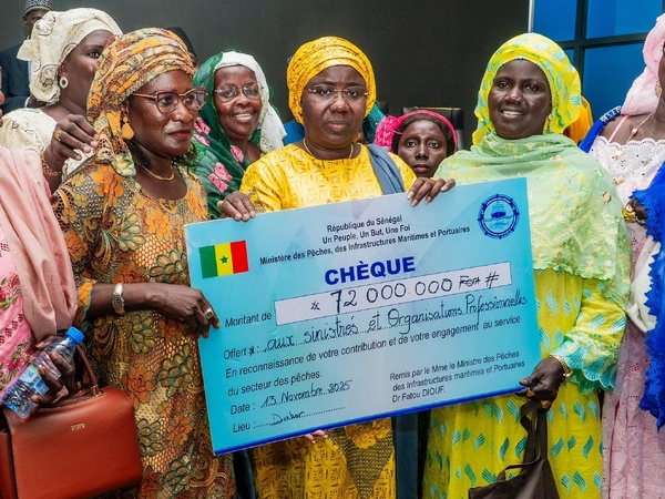 Le Ministère des Pêches renforce l’appui aux acteurs maritimes avec une dotation de 185 millions FCFA Le Ministère des Pêches renforce l’appui aux acteurs maritimes avec une dotation de 185 millions FCFA