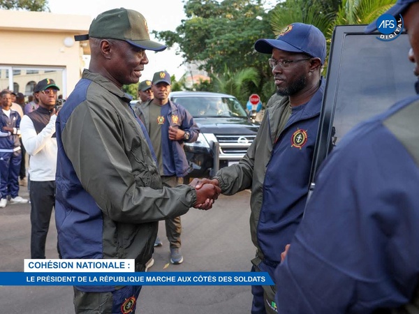 Diomaye Faye marche aux côtés des Forces armées pour réaffirmer cohésion et résilience nationales