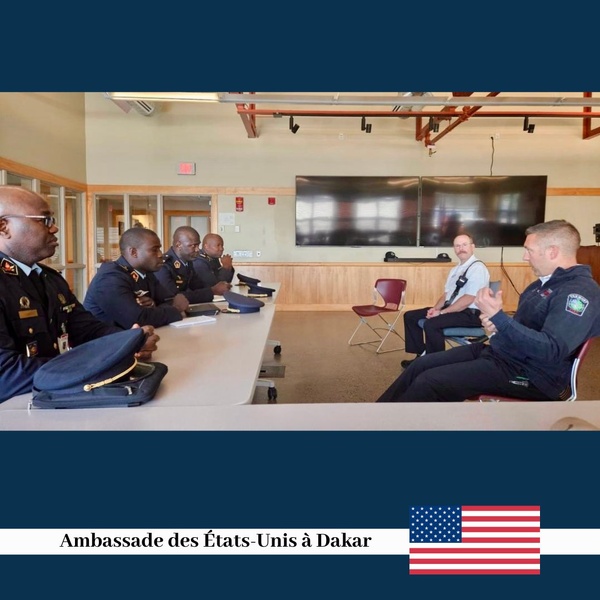 Echange sénégal-états-unis: les sapeurs-pompiers sénégalais se forment aux techniques d’urgence avec la garde nationale du vermont