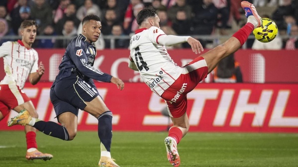 Liga : le Real Madrid accroché à Girona malgré un but de Mbappé, le Barça prend la tête Liga : le Real Madrid accroché à Girona malgré un but de Mbappé, le Barça prend la tête