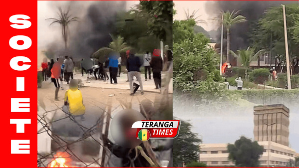 UGB: violences sur le campus à cause du retard de paiement des bourses étudiantes