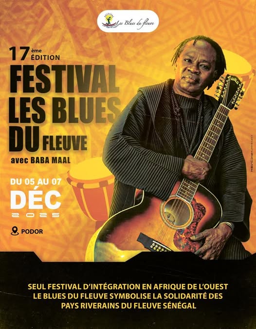 Blues du Fleuve 2025: Baaba Maal lance la 17ᵉ édition du festival du 5 au 7 décembre à Podor