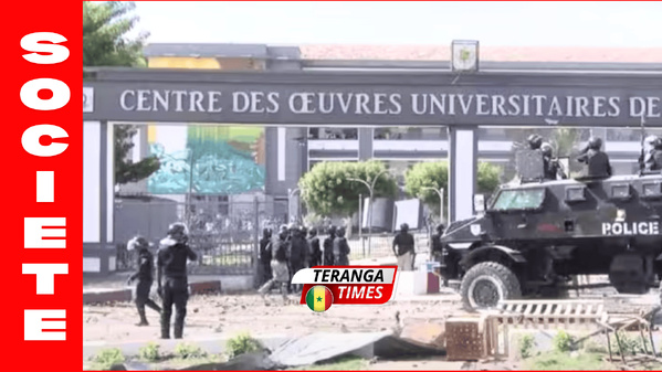 UCAD : tensions ravivées après l’entrée des fourgonnettes de police sur le campus social