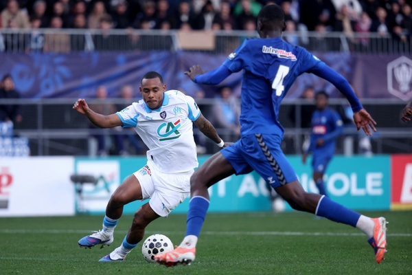 Coupe de France: Marseille déroule à Bourg-Péronnas et valide son billet pour les 16es Coupe de France: Marseille déroule à Bourg-Péronnas et valide son billet pour les 16es