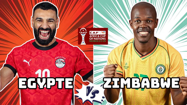 CAN 2025: l’Égypte s’impose dans la douleur face au Zimbabwe grâce à Salah