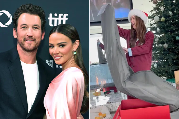Miles Teller offre à sa femme un remake de sa robe de mariée détruite dans les incendies de L.A. Miles Teller offre à sa femme un remake de sa robe de mariée détruite dans les incendies de L.A.