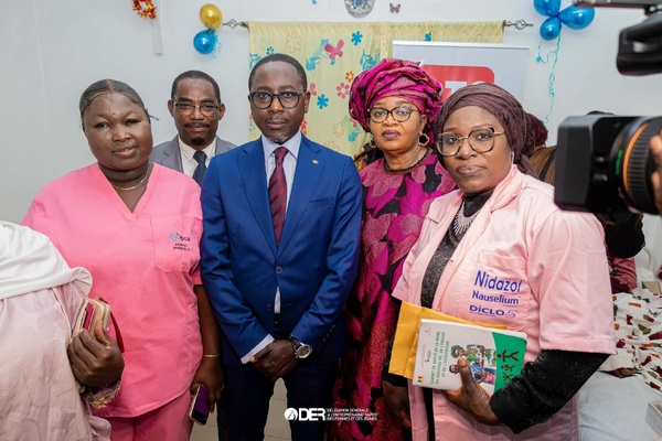 Naissance, espoir et engagement : la marraine Aïssatou Mbodji accompagne le premier bébé de l’année 2026