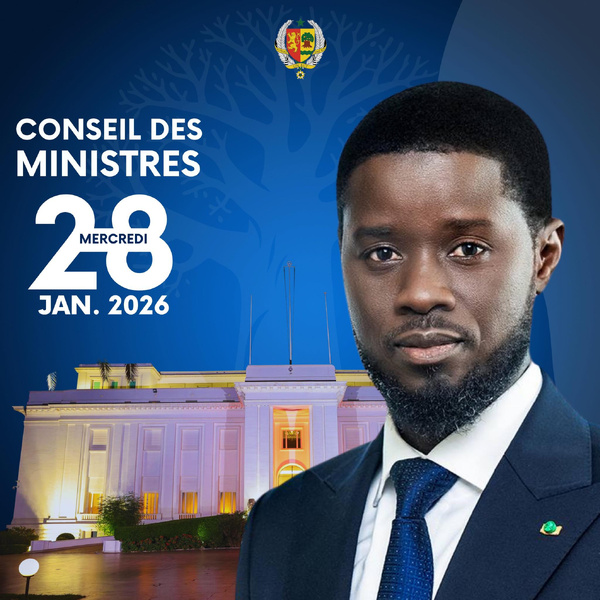 Conseil des Ministres du mercredi 28 janvier 2026
