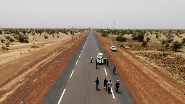 Réhabilitation de la route Kidira–Bakel : les travaux achevés à 89 %, reprise confirmée depuis janvier 2026