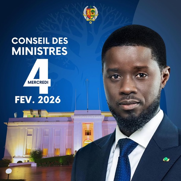 Conseil des Ministres s’est tenu le mercredi 04 février 2026 Conseil des Ministres s’est tenu le mercredi 04 février 2026