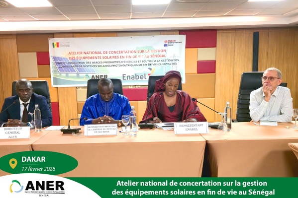Transition énergétique : le Sénégal structure la gestion des équipements solaires en fin de vie