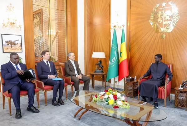 Bassirou Diomaye Faye reçoit le DG de TARANIS Energy for Africa Bassirou Diomaye Faye reçoit le DG de TARANIS Energy for Africa