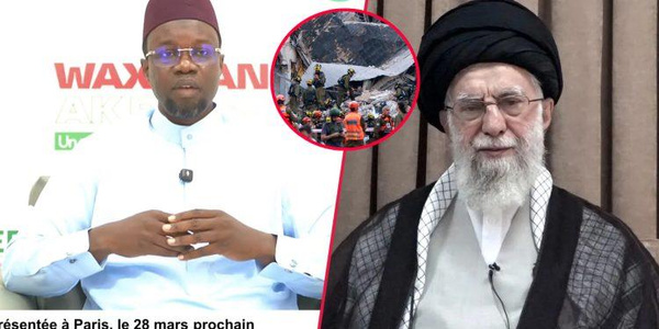 Ousmane Sonko condamne l’attaque contre l’Iran et la mort d’Ali Khamenei Ousmane Sonko condamne l’attaque contre l’Iran et la mort d’Ali Khamenei