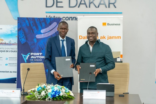 Le Port autonome de Dakar et Sonatel scellent un partenariat stratégique pour accélérer la transformation numérique du port Le Port autonome de Dakar et Sonatel scellent un partenariat stratégique pour accélérer la transformation numérique du port