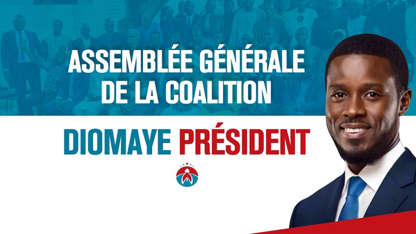AG de la coalition « Diomaye Président » : Le Chef de l'État appelle à la sérénité et au cap sur l'essentiel AG de la coalition « Diomaye Président » : Le Chef de l'État appelle à la sérénité et au cap sur l'essentiel