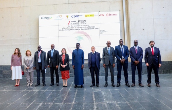 Forum Économique à Madrid : Le Sénégal affiche un excédent commercial historique de 73 milliards FCFA face à l'Espagne Forum Économique à Madrid : Le Sénégal affiche un excédent commercial historique de 73 milliards FCFA face à l'Espagne
