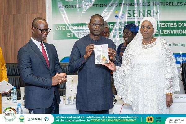 Code de l’Environnement : le Sénégal renforce sa stratégie de vulgarisation pour une application efficace Code de l’Environnement : le Sénégal renforce sa stratégie de vulgarisation pour une application efficace