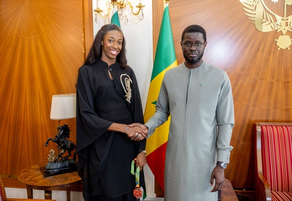 Performance : Le Président Bassirou Diomaye Faye honore la championne Saly Sarr