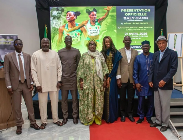Athlétisme: Le Sénégal rend hommage à Saly Sarr, médaillée de bronze mondiale au triple saut