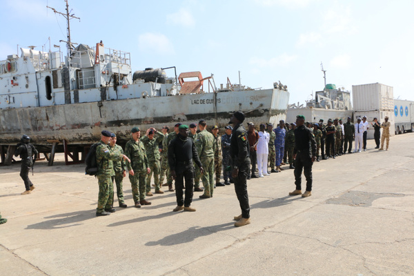 Lancement de l’exercice militaire Obangame Express pour renforcer la sécurité en Afrique de l’Ouest Lancement de l’exercice militaire Obangame Express pour renforcer la sécurité en Afrique de l’Ouest
